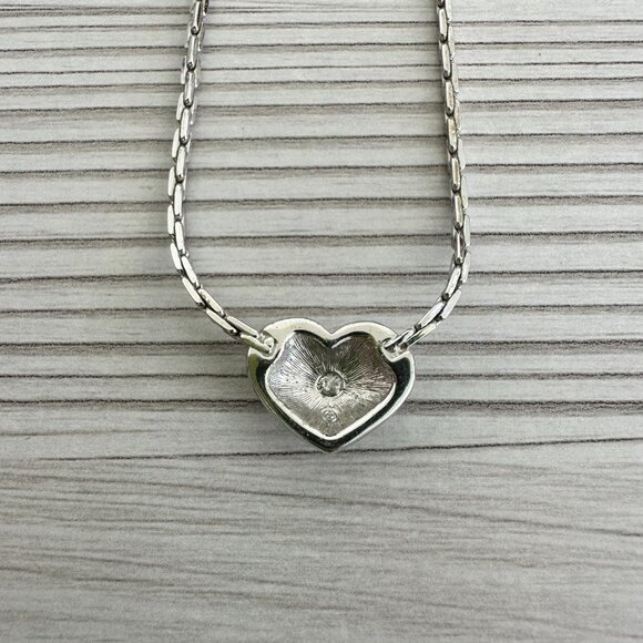 Swarovski Pave Heart Necklace - Picture 6 of 8
